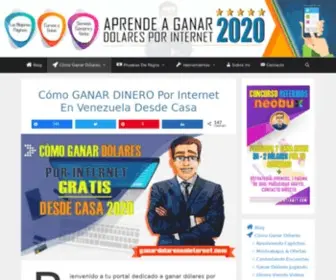 Ganardolareseninternet.com(Cómo GANAR DÓLARES Por internet En Venezuela) Screenshot