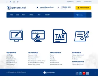 Ganarel.net(Your Service Is Our Priority) Screenshot