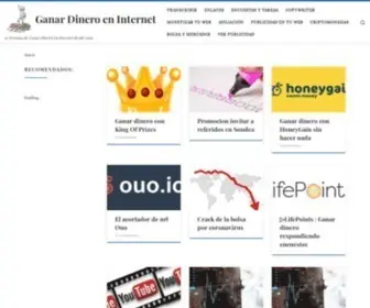 Ganarpastaonline.com(Ganar Dinero en Internet) Screenshot