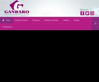 Ganbaro.com.ve(Proveedor para laboratorio clínico líder en Venezuela) Screenshot