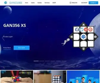 Gancube.com(The Official Website of GANCUBE) Screenshot