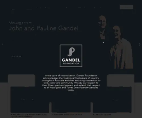 Gandelphilanthropy.org.au(Gandel Philanthropy) Screenshot