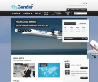 Ganderairport.com(Gander International Airport) Screenshot