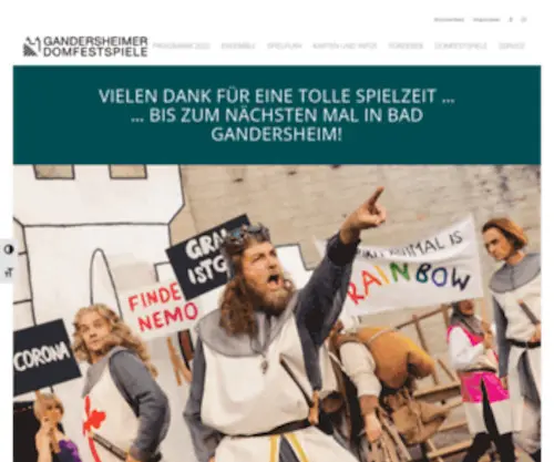 Gandersheimer-Domfestspiele.de(Gandersheimer Domfestspiele) Screenshot