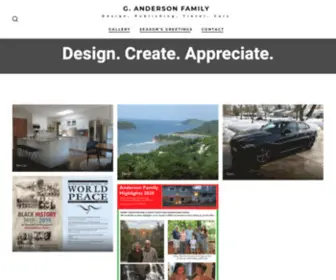 Ganderson.us(Design, Publishing, Travel, Cars) Screenshot