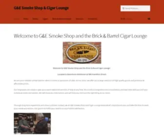 Gandesmokeshop.com(G&E Smoke Shop & Cigar Lounge) Screenshot