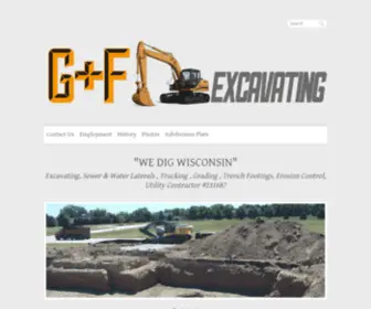 Gandfexcavating.com(G & F Excavating) Screenshot