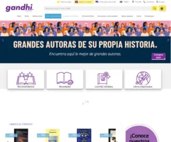 Gandhi.com.mx(Librerías Gandhi) Screenshot