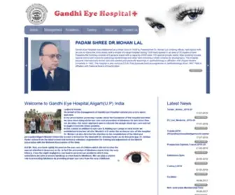 Gandhieyehospitalaligarh.in(Gandhi Eye Hospital) Screenshot