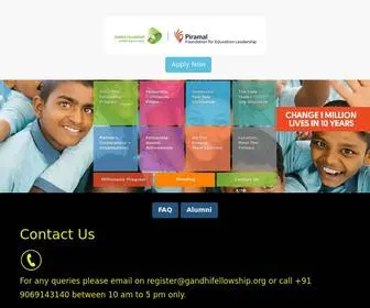 Gandhifellowship.org(Kaivalya Education Foundation (KEF)) Screenshot