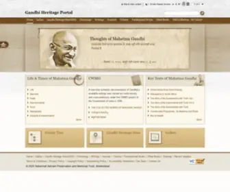 Gandhiheritageportal.org(The Gandhi Heritage Portal) Screenshot