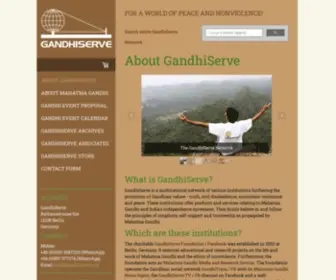 Gandhiserve.net(Home) Screenshot