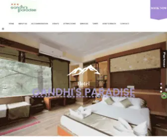 Gandhisparadise.com(Hotel Gandhi's Paradise) Screenshot