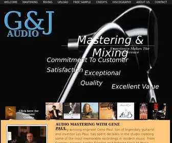 Gandjaudio.com(Mastering & Mixing) Screenshot