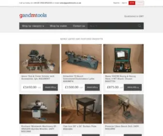 Gandmtools.co.uk(Used Tools) Screenshot