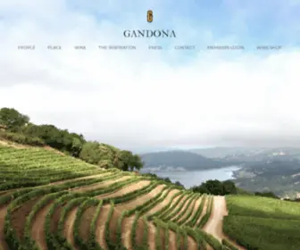 Gandona.com(Gandona Winery) Screenshot
