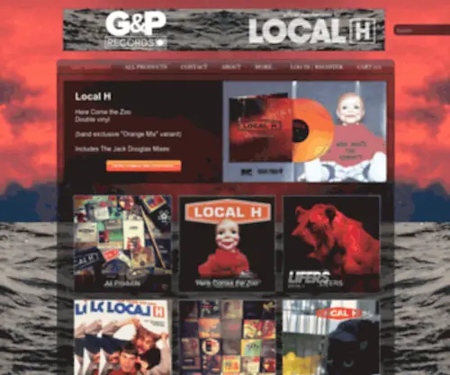 Gandprecords.com(G&P Records) Screenshot