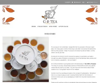 Gandtea.co(Artisanal Tea to Steep Your Senses) Screenshot