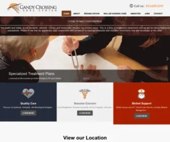 Gandycrossingcc.com(Nursing and therapy) Screenshot