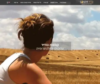 Gandyr.com(קבוצת גנדיר) Screenshot