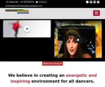 Ganeshacharyadanceacademy.com(Ganesh Acharya Dance Academy) Screenshot