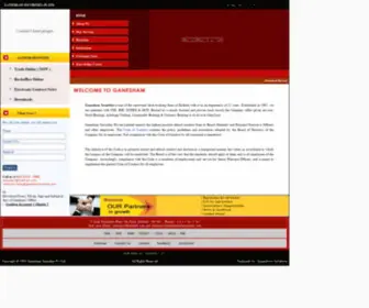 Ganeshamonline.com(Ganesham Securities) Screenshot