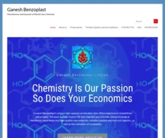 Ganeshgroup.com(Lubricant Additives) Screenshot