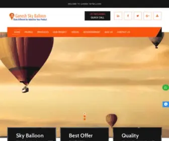 Ganeshskyballoon.co.in(Sky Balloon) Screenshot