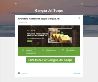 Gangaajalsoaps.com(Buy Natural Handmade soap online) Screenshot