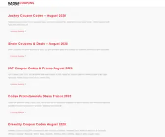 Gangacoupons.com(A River Of Coupons & Deals) Screenshot