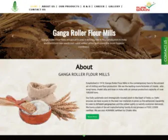 Gangaflour.com(Ganga Flour Mills) Screenshot