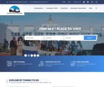 Gangajamunatreks.com(Trekking and Tour operator) Screenshot