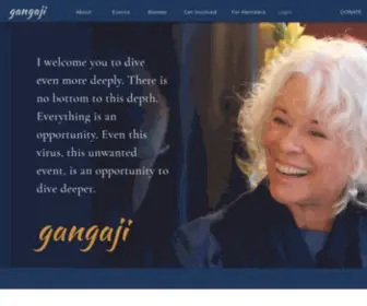 Gangaji.org(Discover you are the source of peace. Absolute freedom) Screenshot