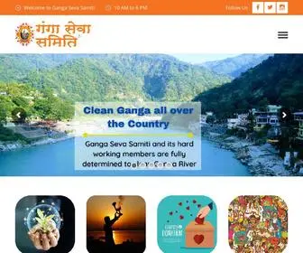 Gangasevasamiti.org(Ganga Seva Samiti) Screenshot