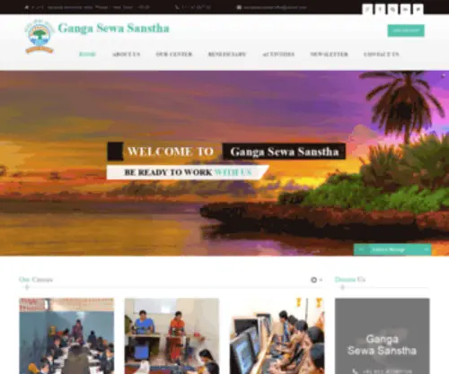 Gangasewasanstha.org(Ganga Sewa Sanstha) Screenshot
