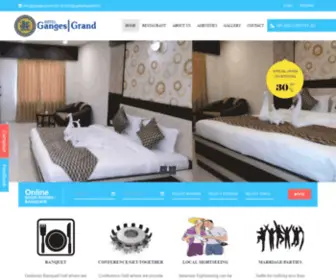 Gangesgrand.in(Hotel Ganges Grand) Screenshot