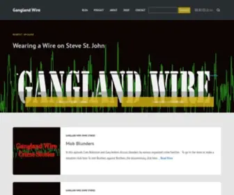 Ganglandwire.com(Free Gangland Wire Podcast) Screenshot
