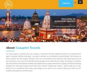 Gangotritravels.in(Haridwar Travel Agents) Screenshot