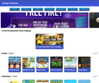 Gangsofgamer.com(Home All HTML 5 Game Categories) Screenshot