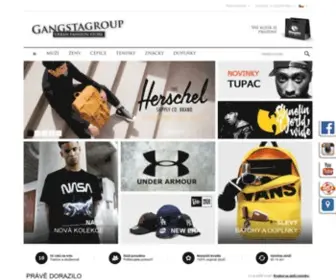 Gangstagroup.cz(Urban Fashion Store) Screenshot