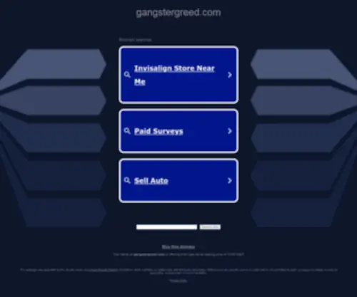 Gangstergreed.com(Earn Cash) Screenshot