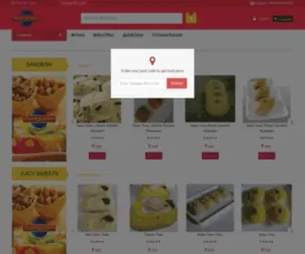 Ganguram.com(Ganguram Sweets) Screenshot