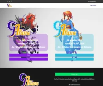 Ganime.ca(Page Principale) Screenshot