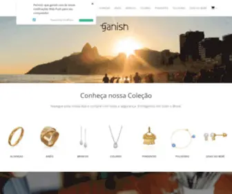 Ganish.com.br(A joalheria online mais completa do país) Screenshot