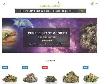 Ganjagrams.ca(Online Dispensary Canada) Screenshot