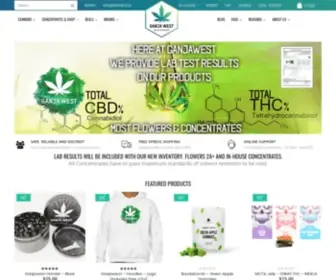 Ganjawest.ca(Order Weed Online) Screenshot