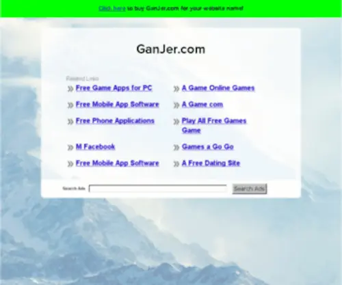 Ganjer.com(The Leading Gan Jer Site on the Net) Screenshot