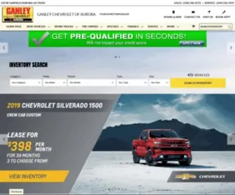 Ganleychevyaurora.com(Ganley Chevrolet of Aurora) Screenshot