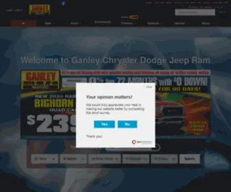 Ganleychryslerjeepdodge.com(Jeep Ram Chrysler Dodge) Screenshot