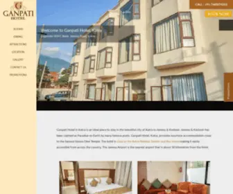 Ganpatihotelkatra.com(Ganpati Hotel in Katra) Screenshot